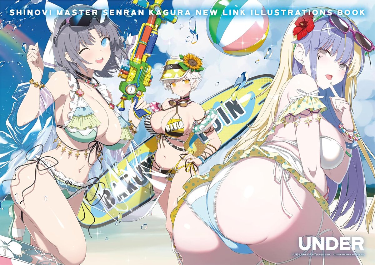 シノビマスター 閃乱カグラ NEW LINK ILLUSTRATIONS BOOK』表紙公開