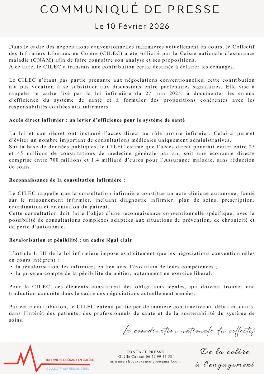 Infirmiers Libéraux en Colère tweet media