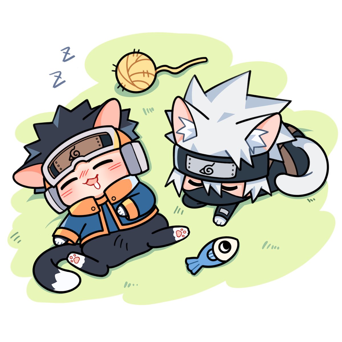 keke89250151's tweet photo. 两只猫猫玩累了，幸福地睡着觉
#오비카카 #オビカカ #NARUTO #带卡 #obkk https://t.co/NgP03hjlfe
