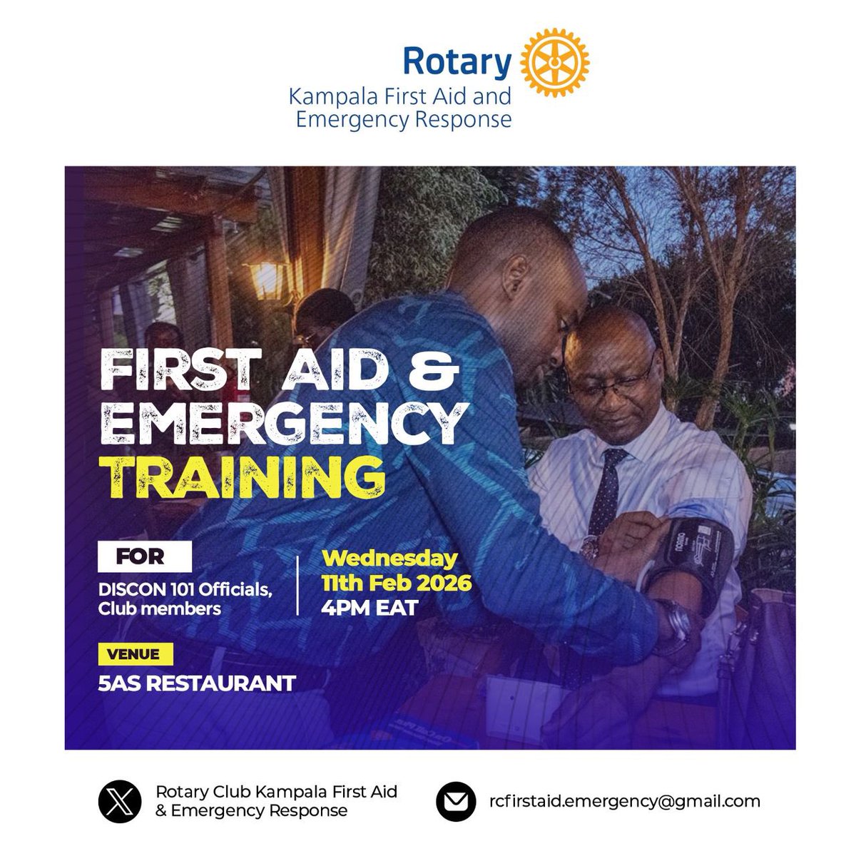Rotary Club Kampala First Aid &Emergency Response tweet media