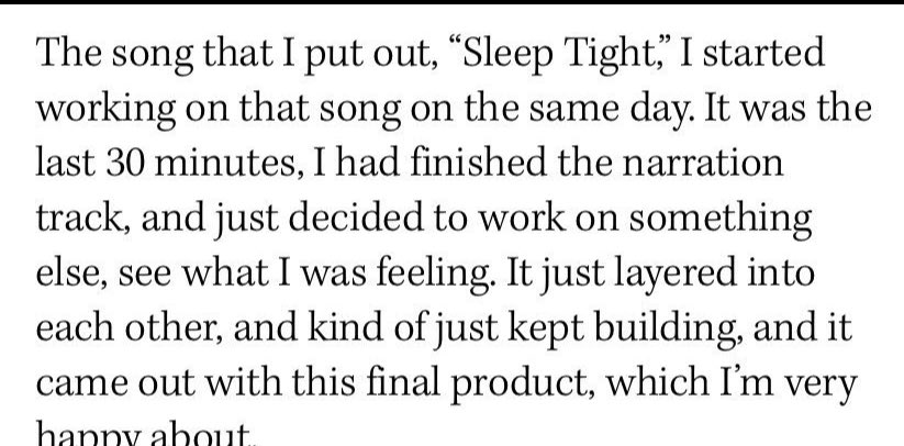 jake9226's tweet image. WTF!!!!!!!!!!!! he made “Sleep Tight” in 30 minutes after finishing the narration track…GENIUS COMPOSER, LYRICIST, AND PRODUCER SIM JAEYUN😭