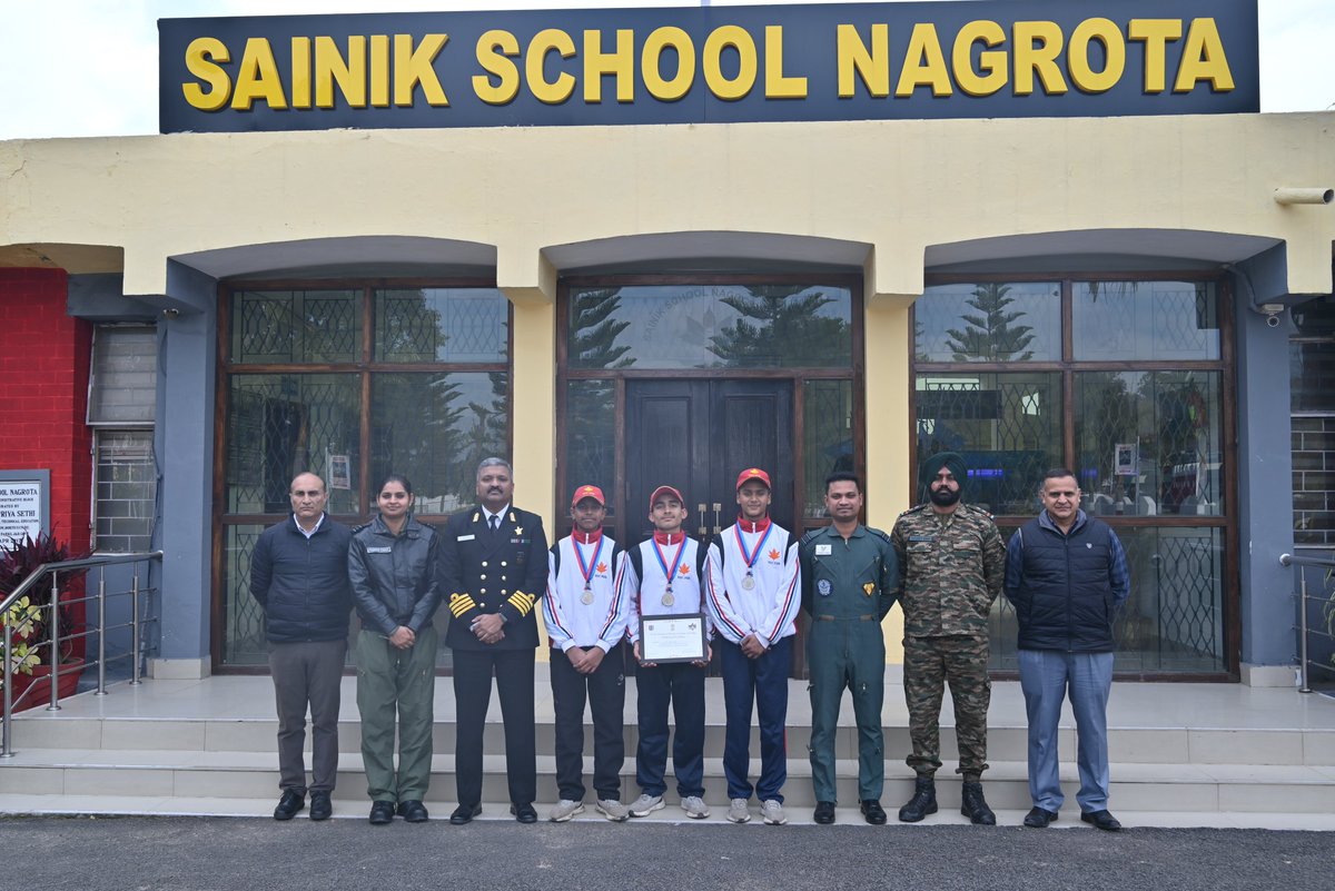 Sainik School Nagrota tweet media