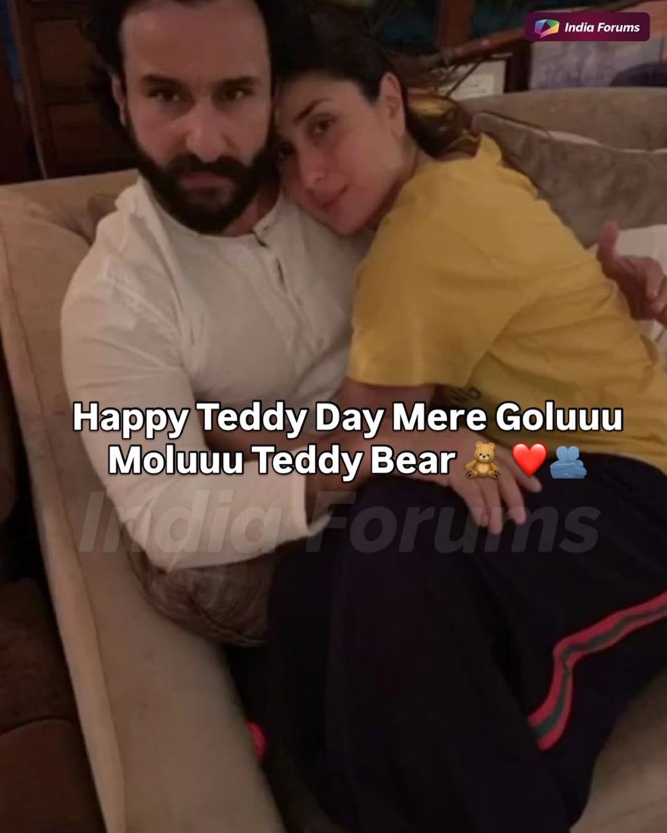 indiaforums's tweet image. Who needs a teddy bear when you already have your real-life teddy bear by your side? 🧸❤️🫂
.
.
.
#IndiaForums #TeddyBear #TeddyDay #ValentineWeek #ValentineDays 
[Bollywood Teddy Day, Teddy Day 2026, Bollywood couples, celebrity couples, Bollywood love, couple goals, real life