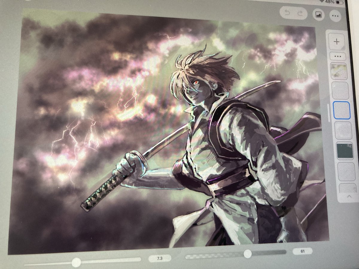 いじってたら金髪バージョンもできたわ☺️✨