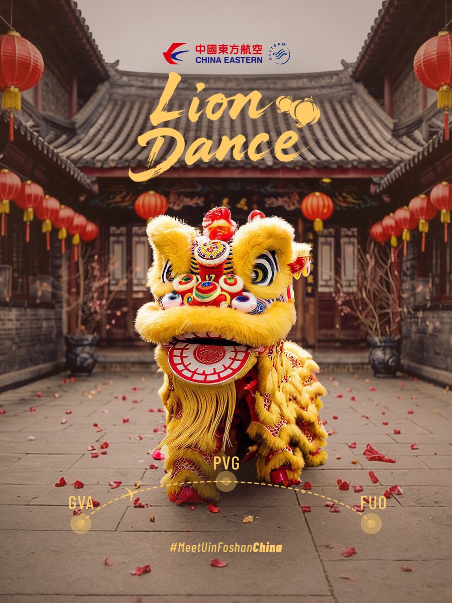 CEAirglobal's tweet photo. 🧧Today is the Little New Year in northern China, with the south celebrating tomorrow. Different days, but the same wishes. #FlywithCEAir for molten iron fireworks✨ in #Datong, and the lively lion dances🦁 in #Foshan. Book now✈️: https://t.co/vVZVkkFRTC #CultureConnectsUs https://t.co/53zOnDKKcV
