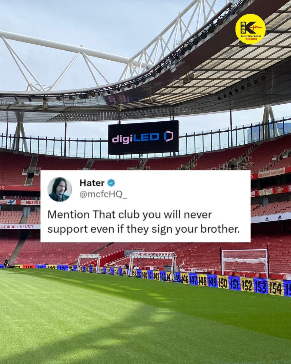 Mention that club.

#KFM