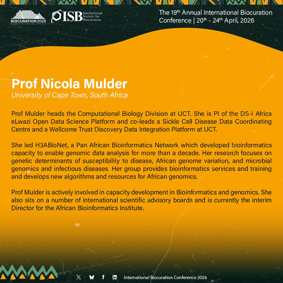 International Biocuration Conference 2026 tweet media