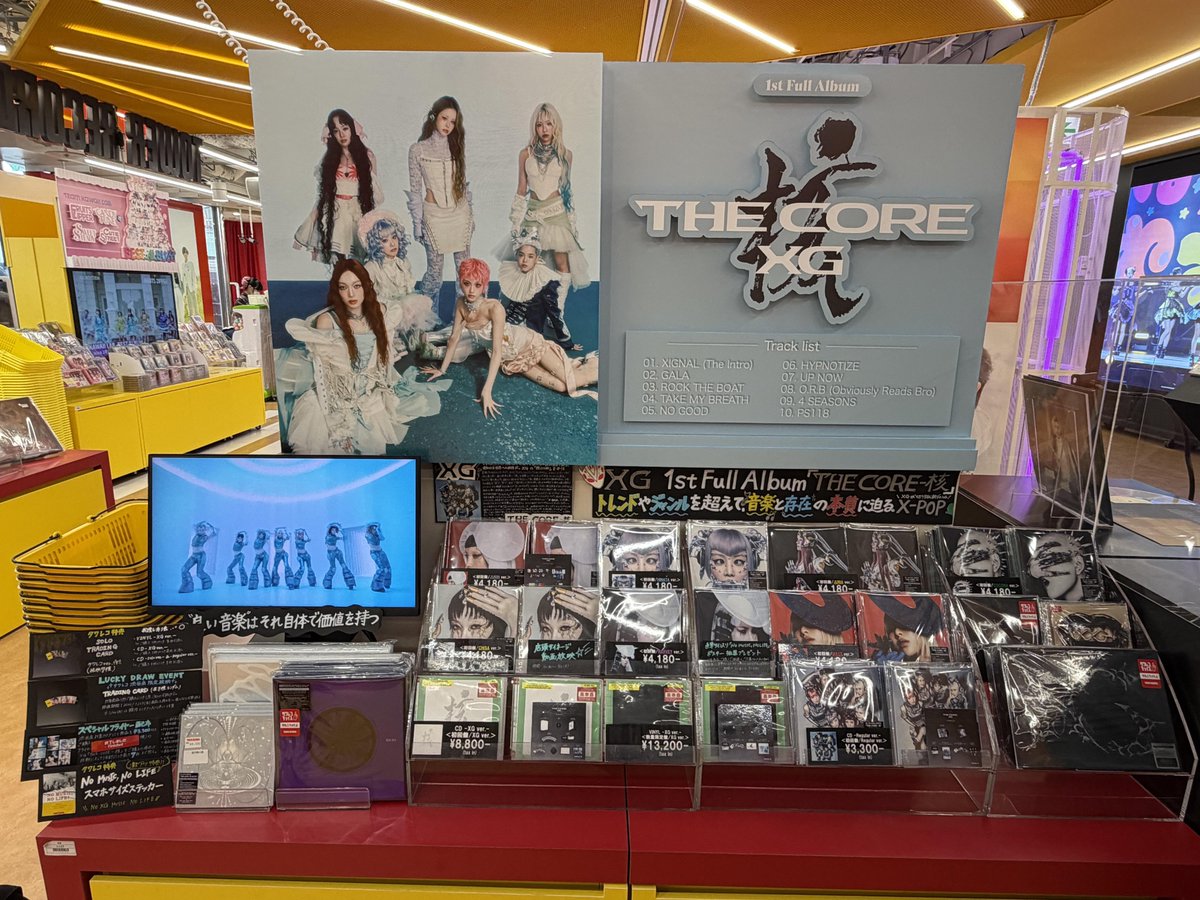 タワ渋XG】 ／ #XG 1st Full Album 『THE CORE - 核』👽 ＼ 1Fにて販売