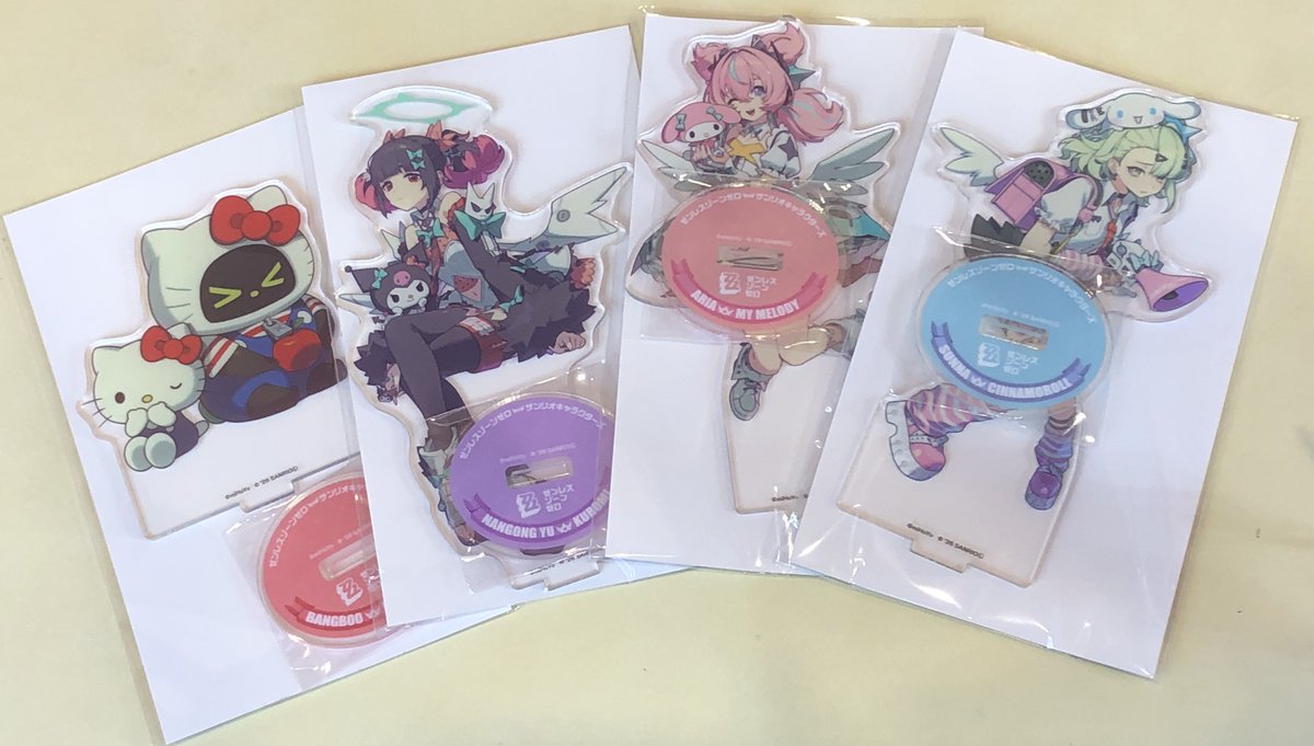 🌟景品入荷情報🌟 「ｾﾞﾝﾚｽｿﾞｰﾝｾﾞﾛ×ｻﾝﾘｵｷｬﾗｸﾀｰｽﾞ アクリルスタンド(全4