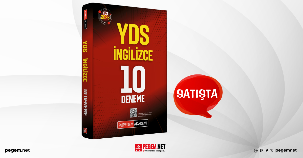 2026 YDS İngilizce 10 Deneme kitabımız satışta!

İncelemek için 👉🏻 pegem.net

#pegemnet #pegemakademi #pegem #yds #ydsingilizce #ydsdeneme #eğitimbizimişimiz #sınavahazırlık