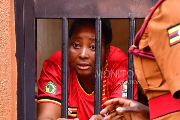 This morning at Luzira Women's Prison, we checked on our comrades Mama Lina Zedriga Waru, Kaija Doreen, Olivia Lutaaya and Sauda Madaada. The story of Deputy President Lina Zedriga from the time of her abduction till her production in court is very depressing. She was held in the