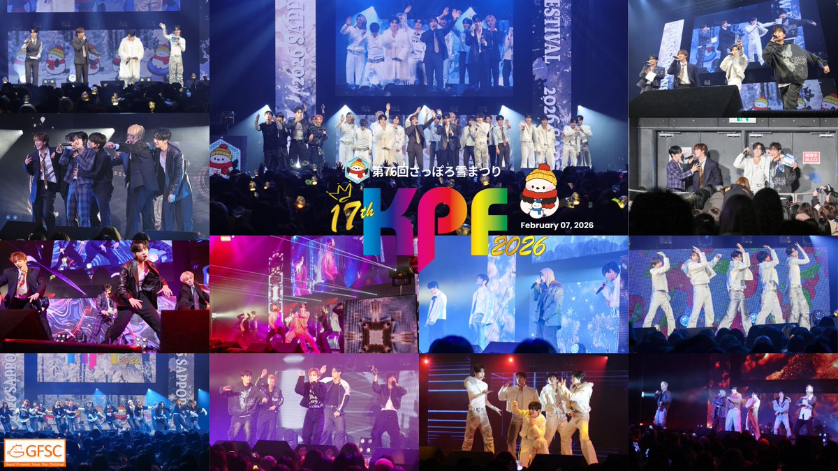 17th⛄#さっぽろ雪まつりKPOPFES 2026
北の大地、白銀の札幌が🔥情熱の舞台に！
17回目の冬のプレミアム #KPOP 合同LIVE🎤
感動と熱狂の中、大盛況で終了❗️

#nSSign #JUSTB #ONEPACT #TIOT
魅力放つ圧巻のステージ
ここでしか見れない
Specialコラボに🤩ボルテージMAX！
🔗japankorea.org/kpf2026_news16/