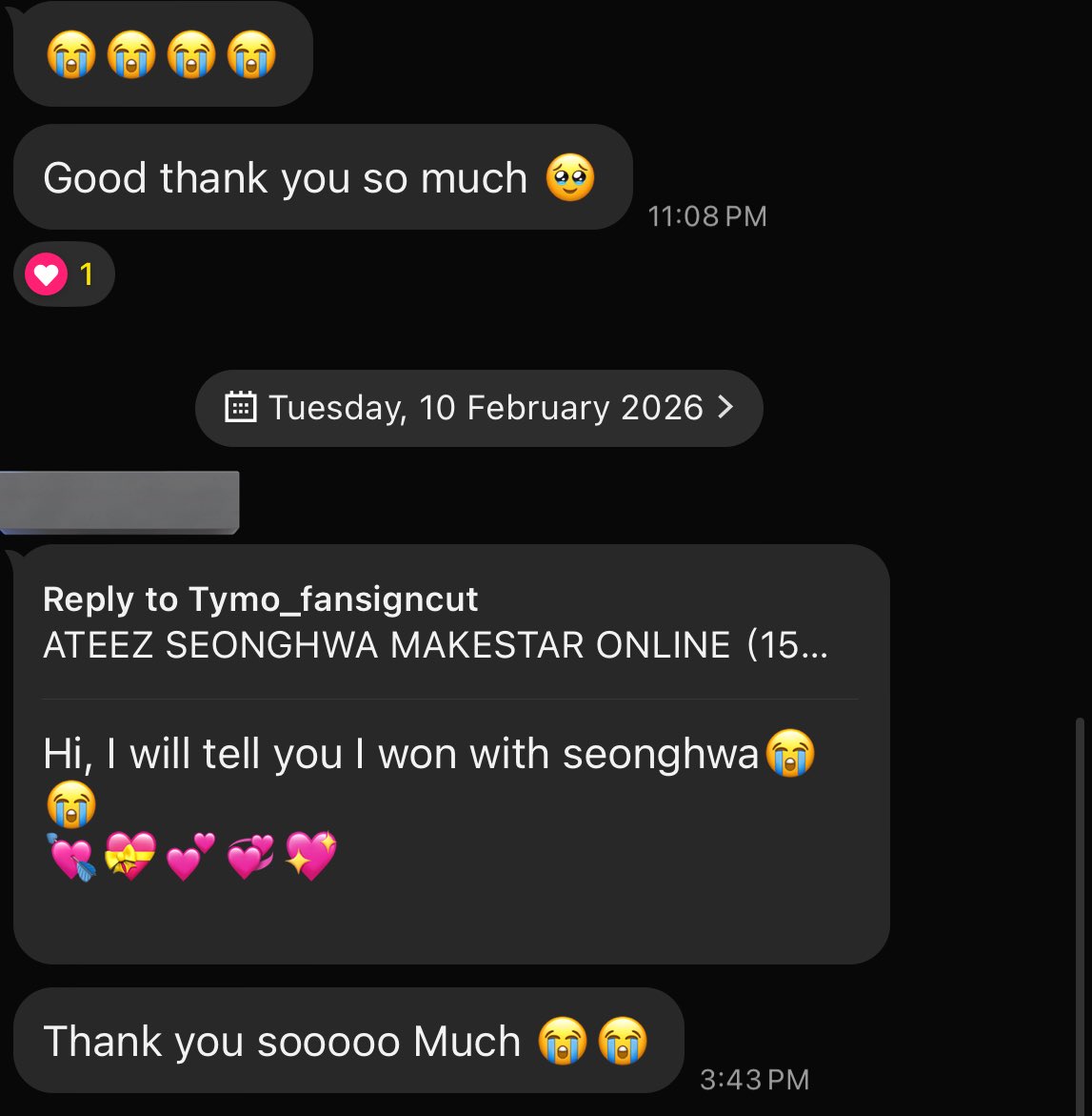 #tymo_proofs

ATEEZ MAKESTAR ONLINE FANSIGN
✅seonghwa

#ateez #fansigncut 
🏷️ Ateez fansign cut