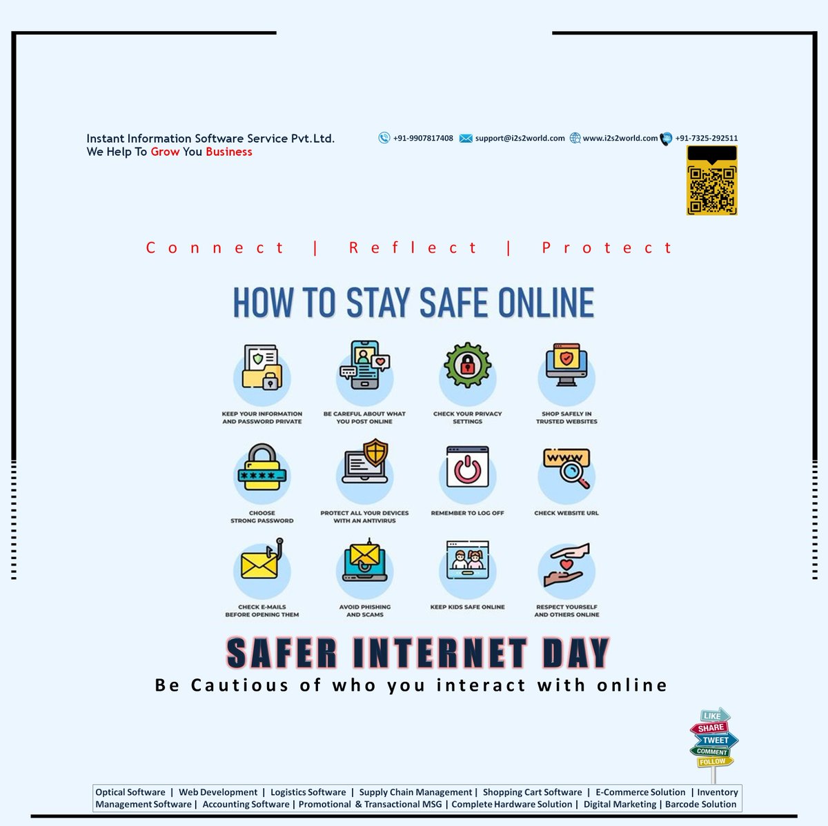 instant_pvt's tweet photo. Let's make the #internet a safe & inclusive space for all
#SaferInternetDay
#SaferInternetDay2026
#InternetDay
#OnlineSafety
#BeSafeOnline
#CyberSecurity
#Optical_software
#Opticalsoftware
#i2s2
#Optocare
#AaharStore
#DigitalMarketing
#WebDevelopment
#ERP
https://t.co/3jKYRs2wWK https://t.co/7J9JBKdwBH