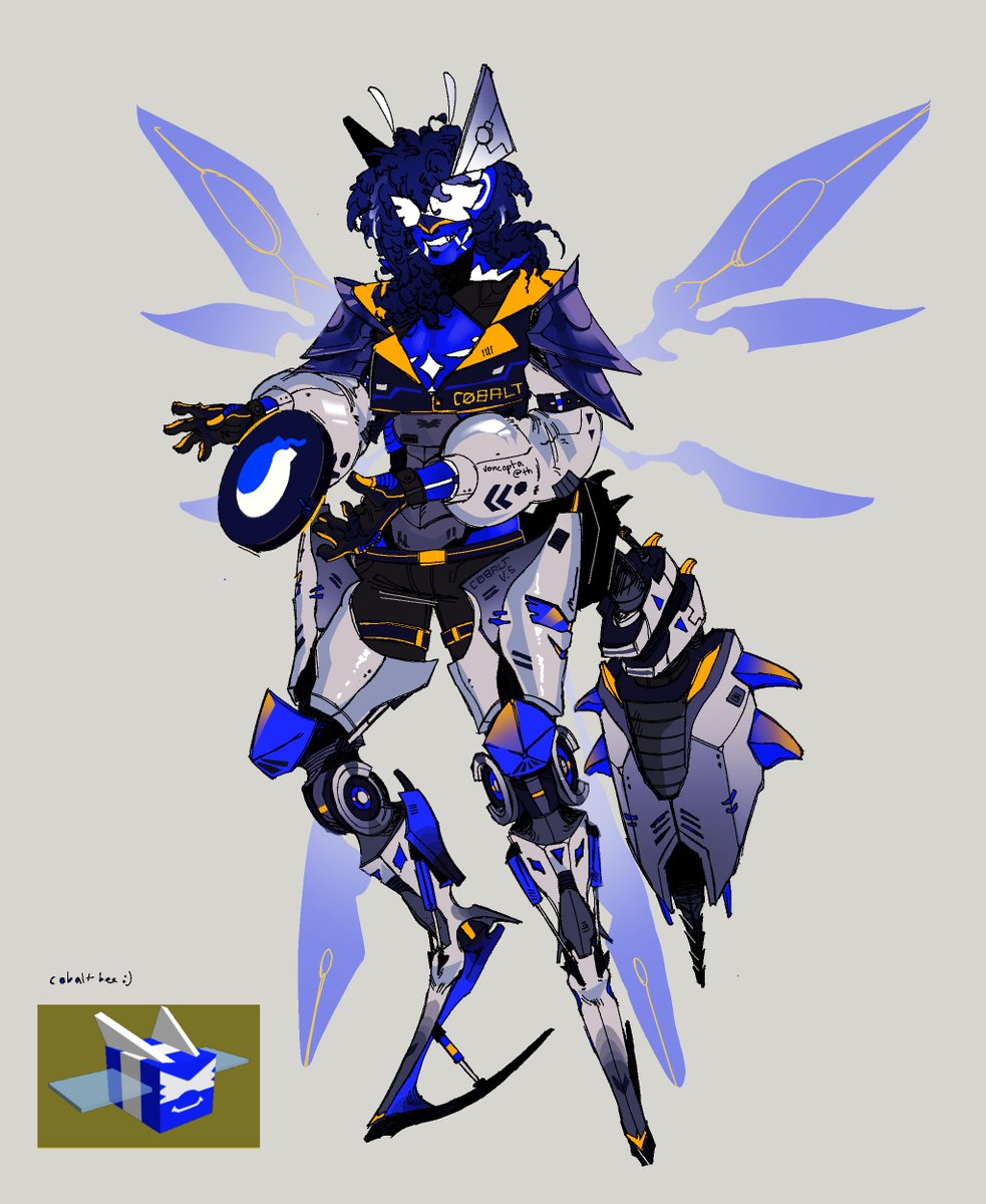 voncopta's tweet photo. ime done #beeswarmsimulator welcome to earth cobalt bee https://t.co/FUdhDfTgGo