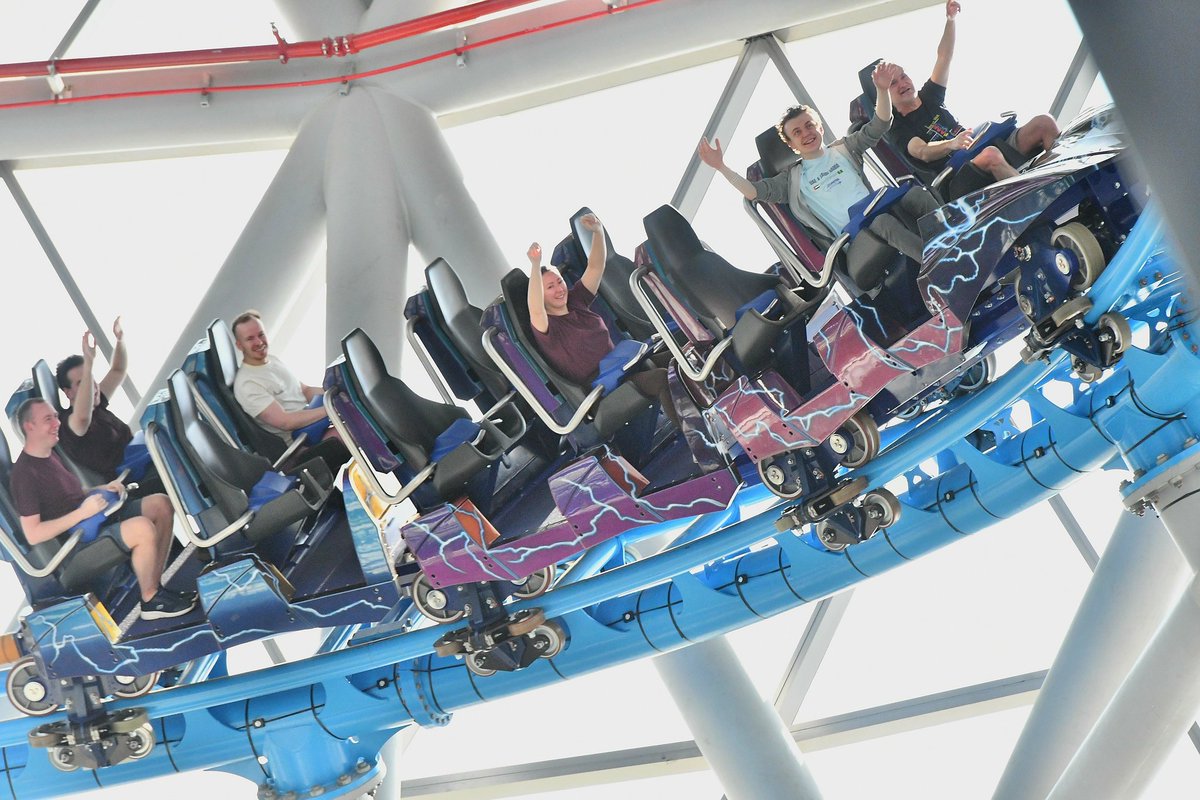 Storm Coaster at Dubai Hills Mall, the world's fastest vertical launch! 😱🙌

Massive shout out to all the staff, some of the best we have met in the UAE! 👏