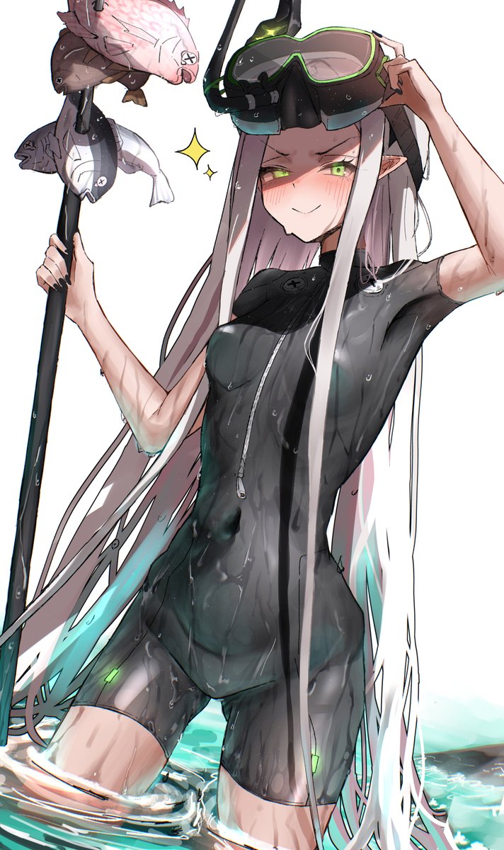 iwazaki_11's tweet photo. 魚獲ってくるレヴィ
#NIKKE #NIKKEfanart https://t.co/LMUoPFzgZS