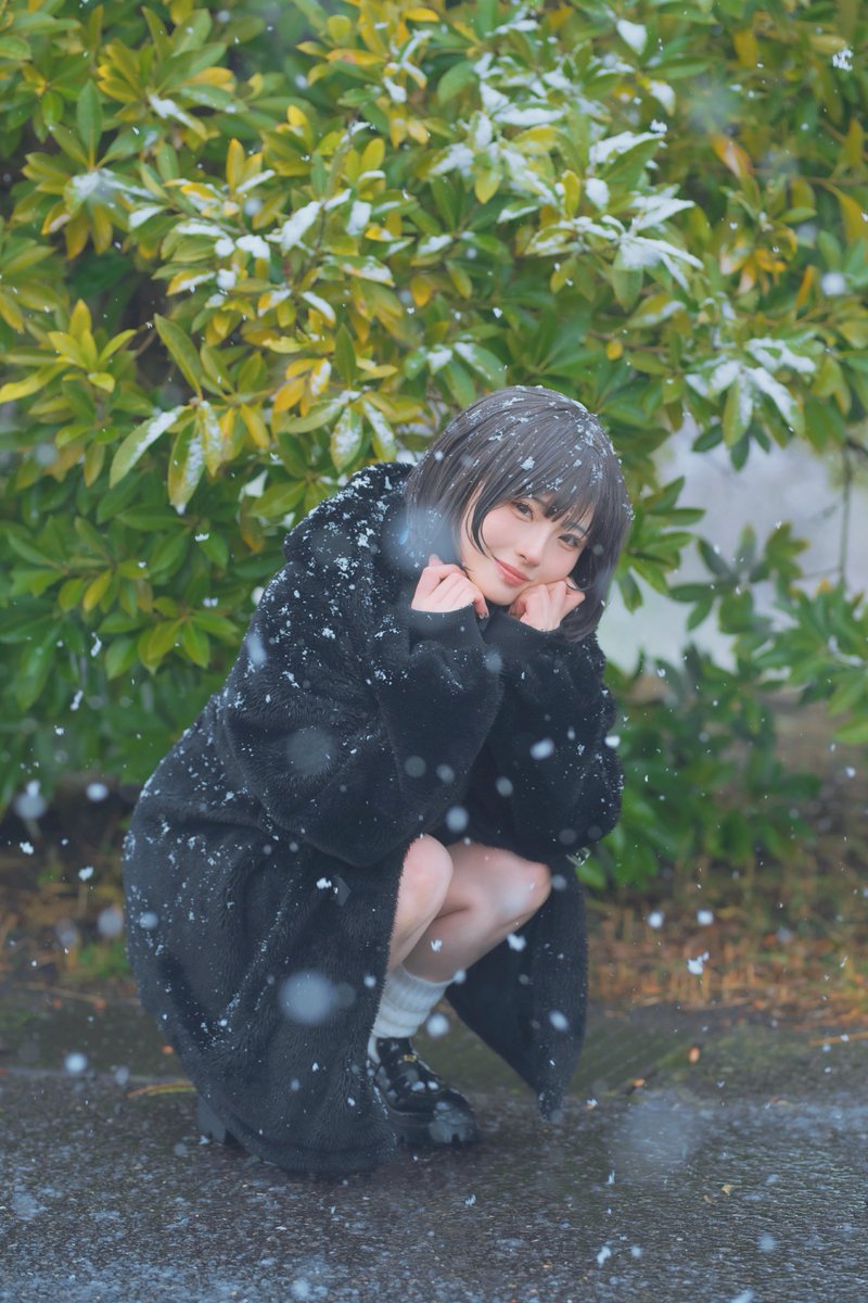 雪、たくさん降ってたね❄️