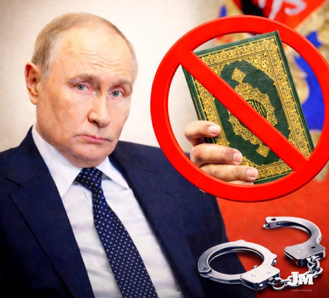 Russia has banned the Quran from being insulted. 🇷🇺