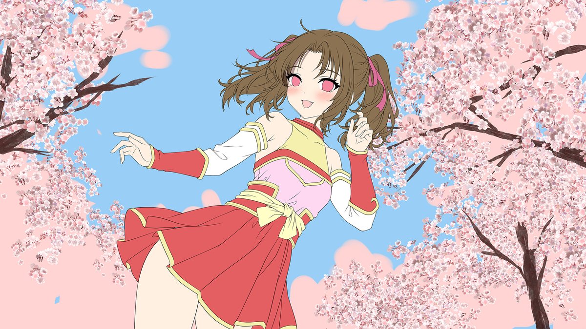 lovekunder's tweet photo. 燕玲 - 美麗的櫻花 - 線畫 WIP.🌸
​
這次是《美麗的櫻花》任務 CG 的二創重繪，想畫出燕玲在春風中輕盈、溫柔，又帶點少女氣息的瞬間，分享目前繪製的進度。
​
#飄流幻境 #燕玲 #美麗的櫻花 #任務CG #二創 #日系風格 #怡珮 https://t.co/FVwxyTd2Xh