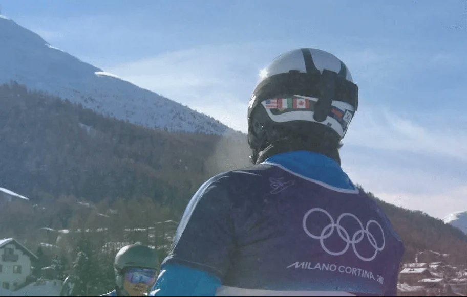 What a shame, <a href="/Olympics/">The Olympic Games</a> <a href="/milanocortina26/">Milano Cortina 2026</a> 
This is Vladislav Heraskevych's helmet, which depicts Ukrainian athletes killed by Russia. It was banned. And Roland Fischnaller's helmet with the flag of Russia, who killed Ukrainian athletes. It is allowed. #MilanoCortinaOlympic2026
