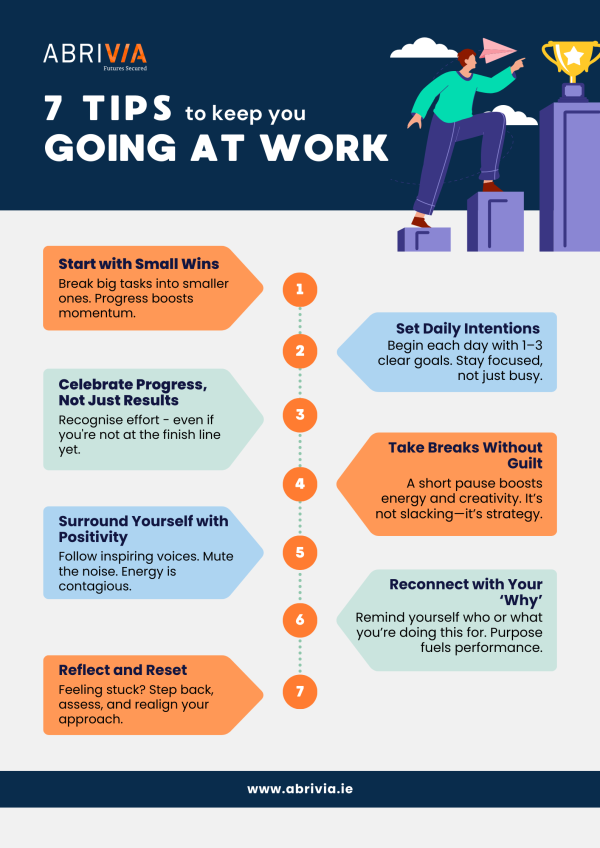 Mid-week slump? 📉 Focus on small wins, take guilt-free breaks, and reconnect with your ‘why’. It’s not about staying busy - it’s about staying focused.

#WorkMotivation #ProductivityTips #SmallWins #CareerGrowth #TeamAbrivia