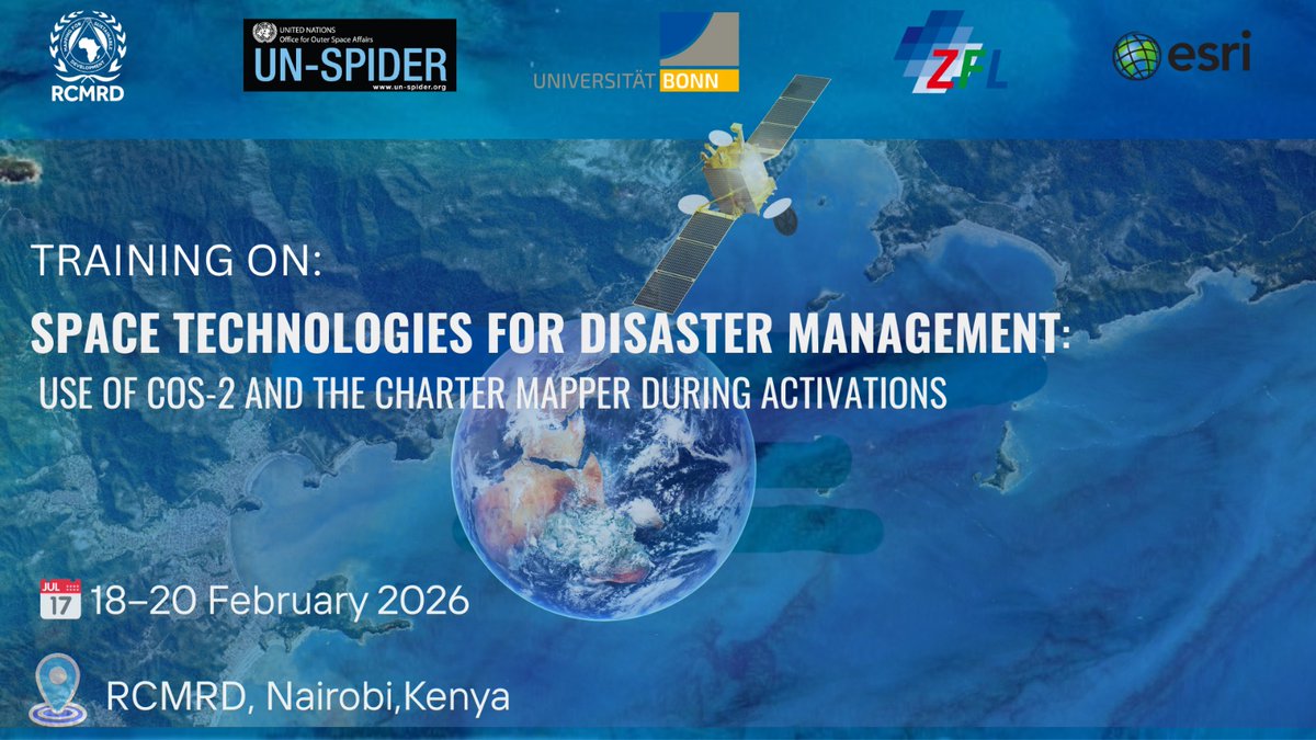 RCMRD 🇰🇪 🇺🇬 🇸🇴 🇹🇿 🇲🇼 🇰🇲 🇿🇲 🇱🇸 🇸🇿 tweet media