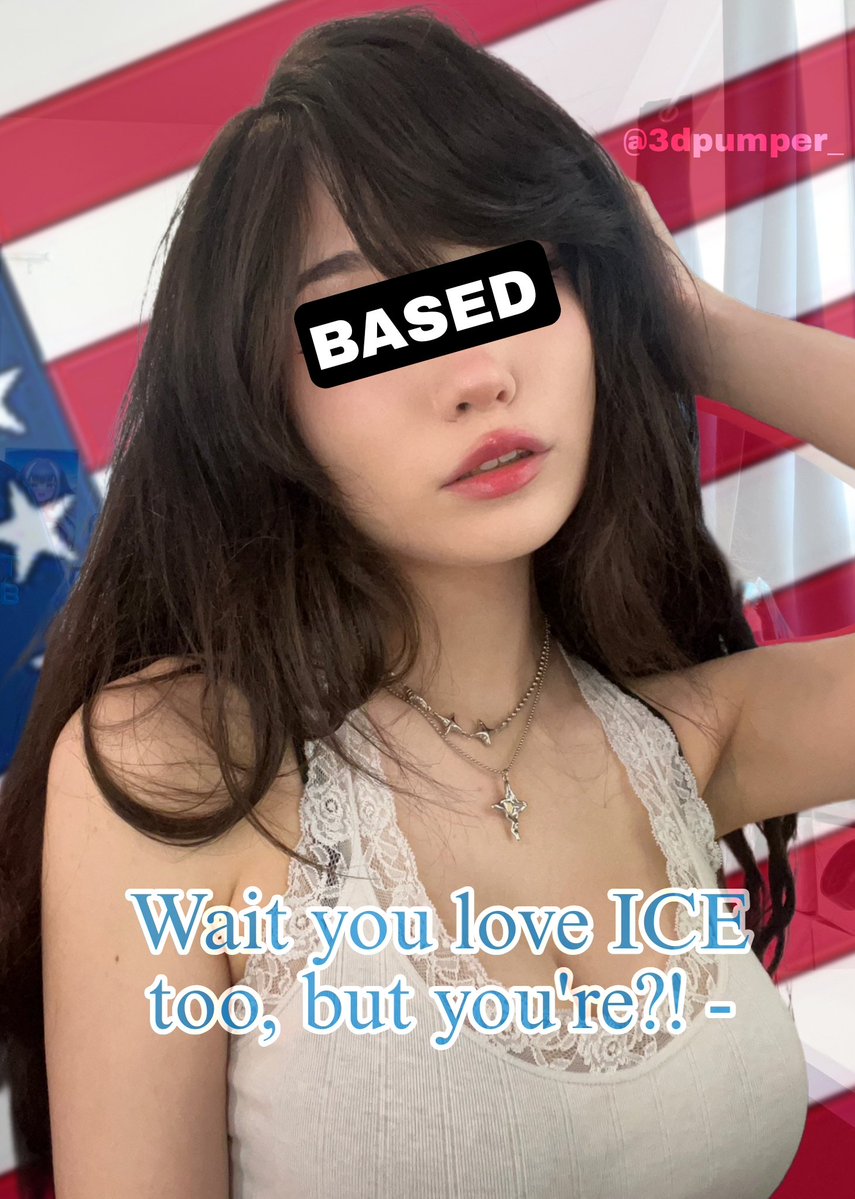 emiru being a racist chud for ICE should not make YOU throb