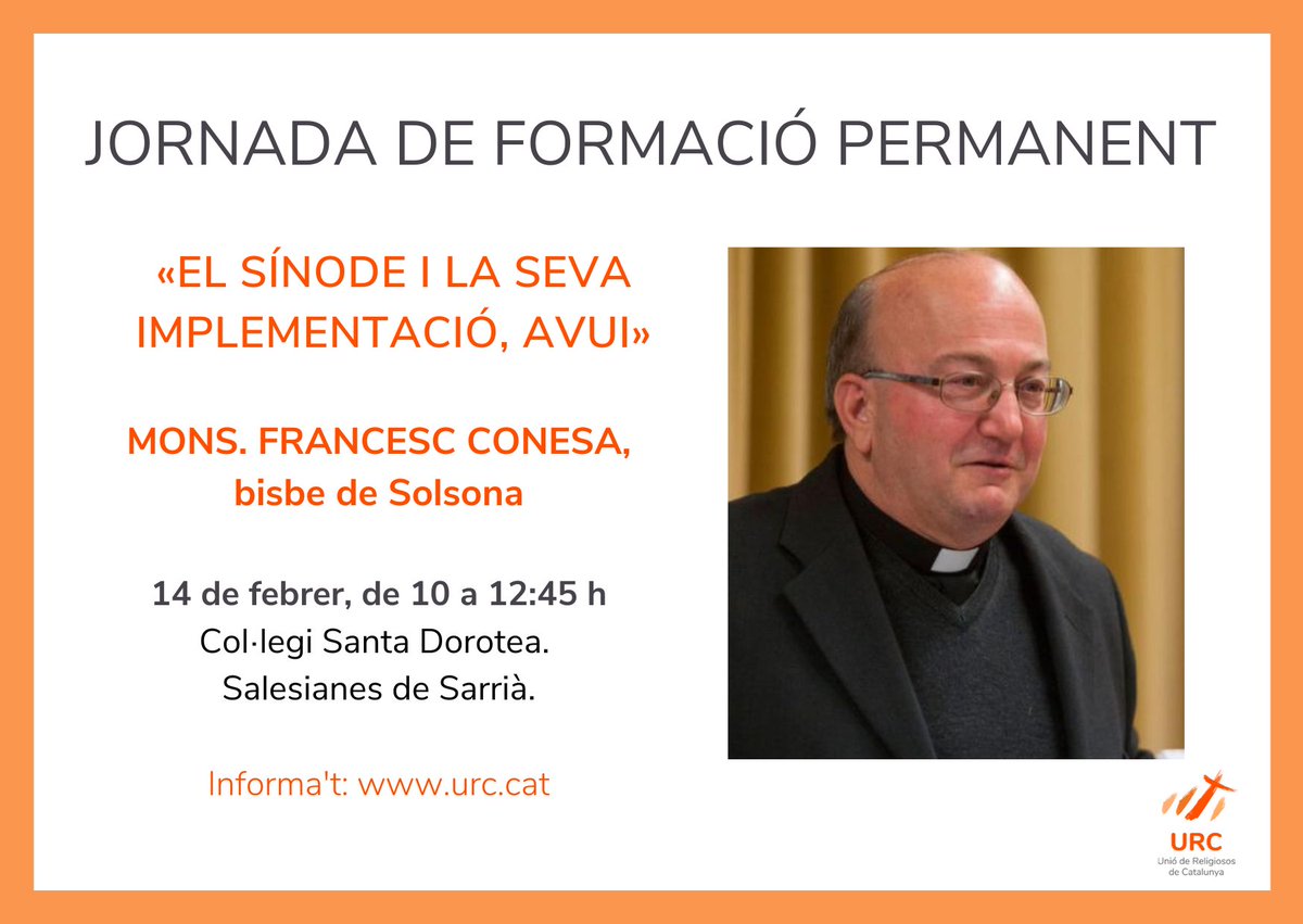 Unió de Religiosos de Catalunya tweet media