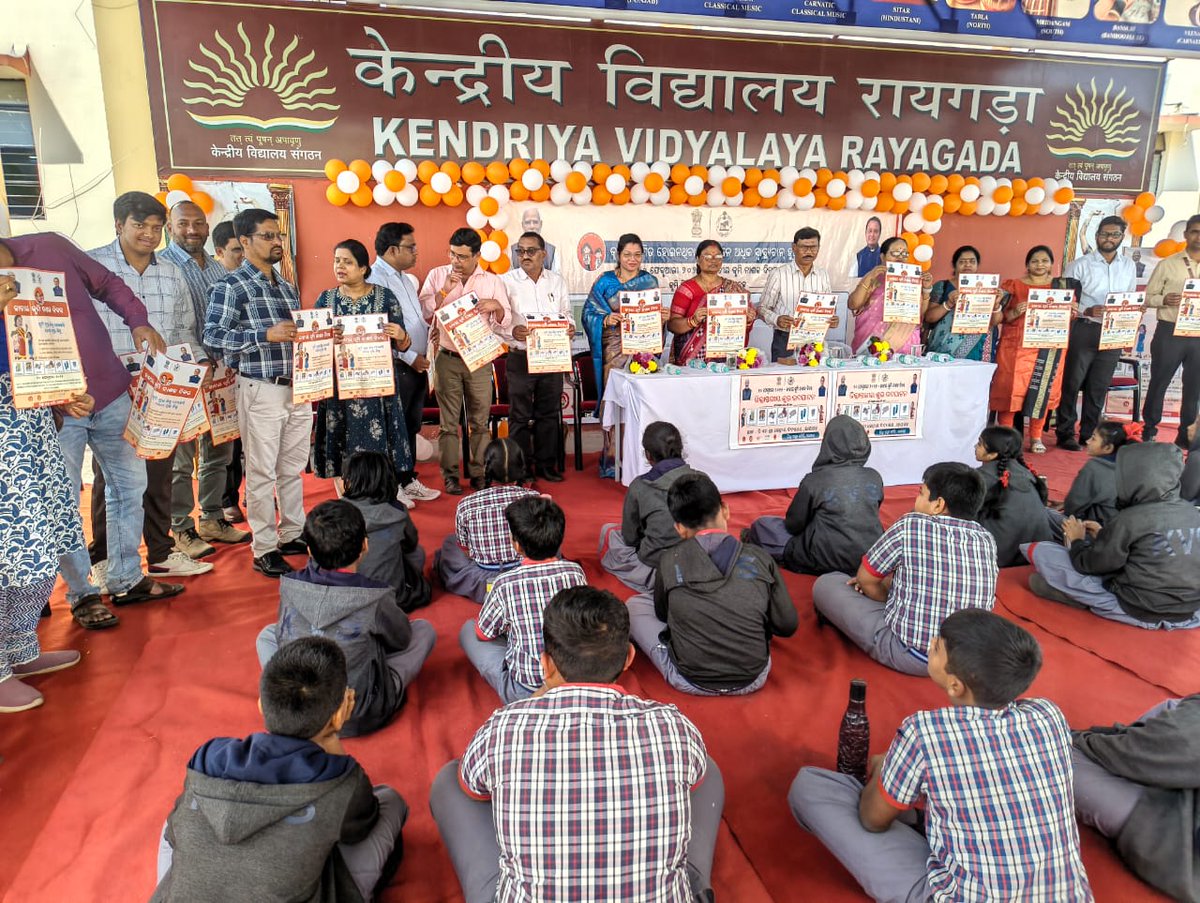 devraj_takri's tweet photo. 🚀 District Level launching of National Deworming Day 2026 (Feb Round) at PM SHRI KENDRIYA VIDYALAYA Rayagada. 💊✨
Empowering healthier futures for our kids ! 📸 A Big Steps Towards Healthier Kids.
#DewormingDay #NationalDewormingDay #PMSHRIKV #Rayagada #ChildHealth https://t.co/lW5BVXp39e