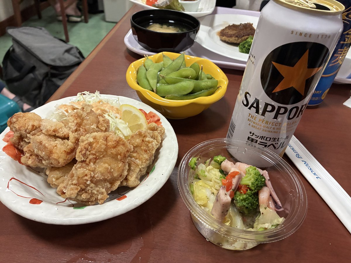 butoha's tweet image. 本日終了～！
@新日本海フェリーらべんだあ船内