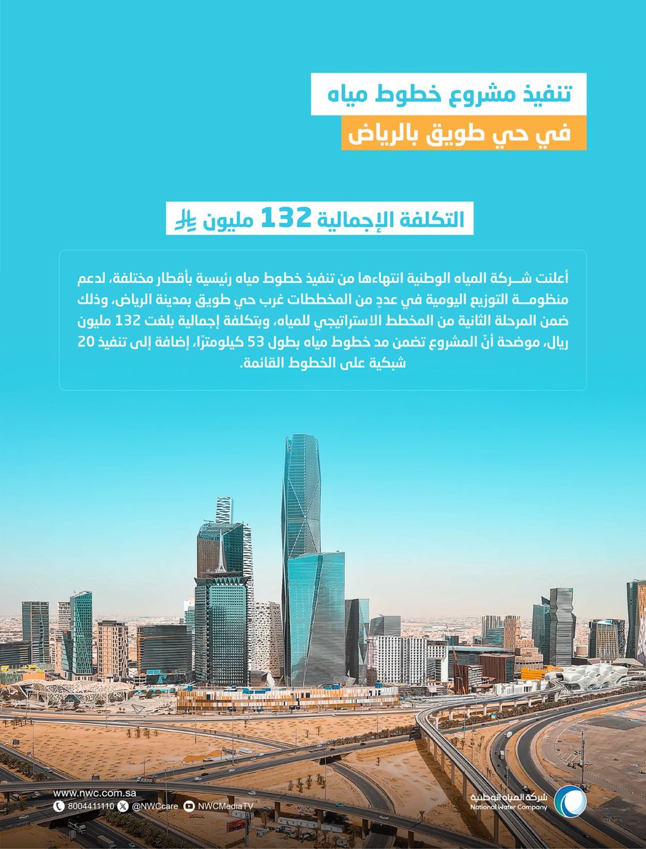 شركة المياه الوطنية tweet media