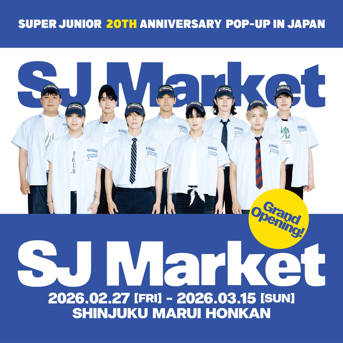 SUPER JUNIOR 20TH ANNIVERSARY POP-UP 『GRAND OPENING! SJ MARKET