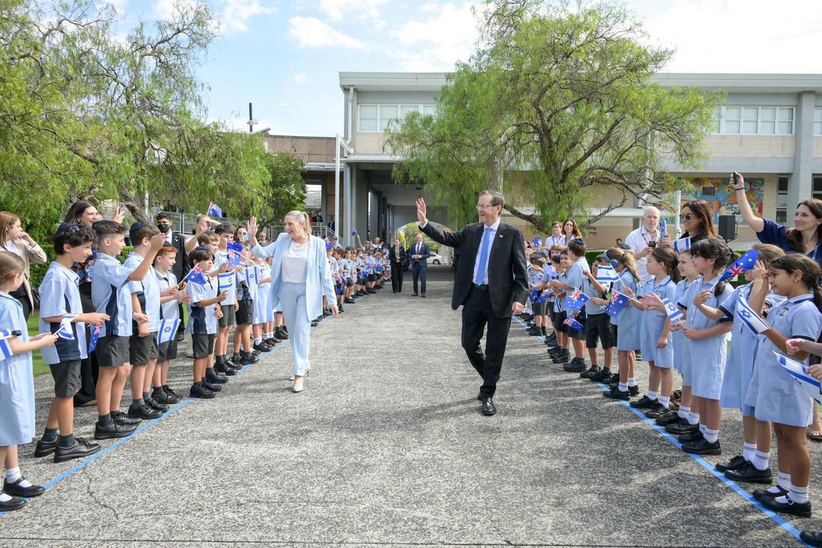 Jewish School welcomes Genocide supporter.