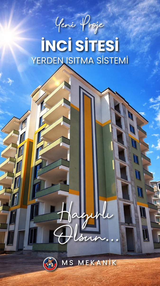 Yeni Proje!
İnci Sitesi
-Yerden Isıtma Sistemleri

Hayırlı Olsun!