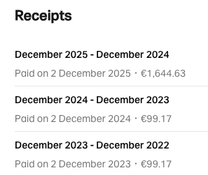 pforret's tweet photo. #Wetransfer "upgraded" our corporate account from 100€/yr to a 1600€/yr "Teams plan" without any approval from our side. We've cancelled our account and asked for a refund, but it's complete silence on their side. 
Cancel your accounts now before they renew at crazy prices!! https://t.co/KGb6S6xgEF