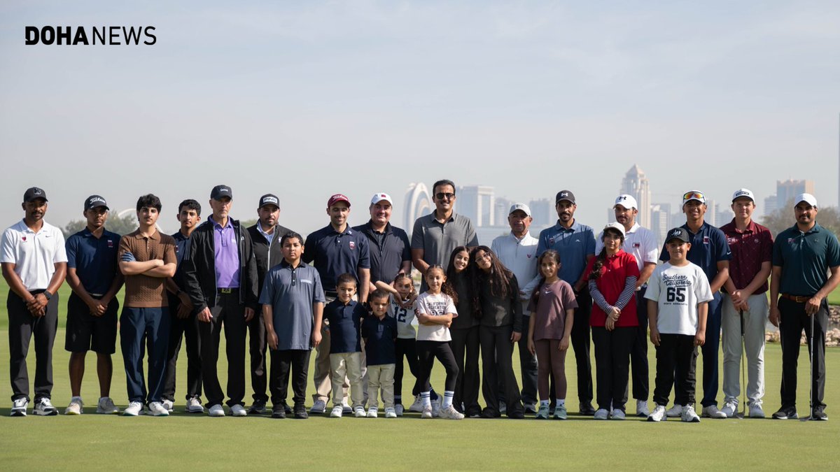 dohanews's tweet image. #Qatar’s Amir, Sheikh @TamimBinHamad Al Thani, marked this year’s National #SportsDay on Tuesday at the Doha Golf Club. Photos released by the @AmiriDiwan showed the #Amir taking part in the various activities held at the venue.

“Qatar Sports Day, an annual occasion to highlight