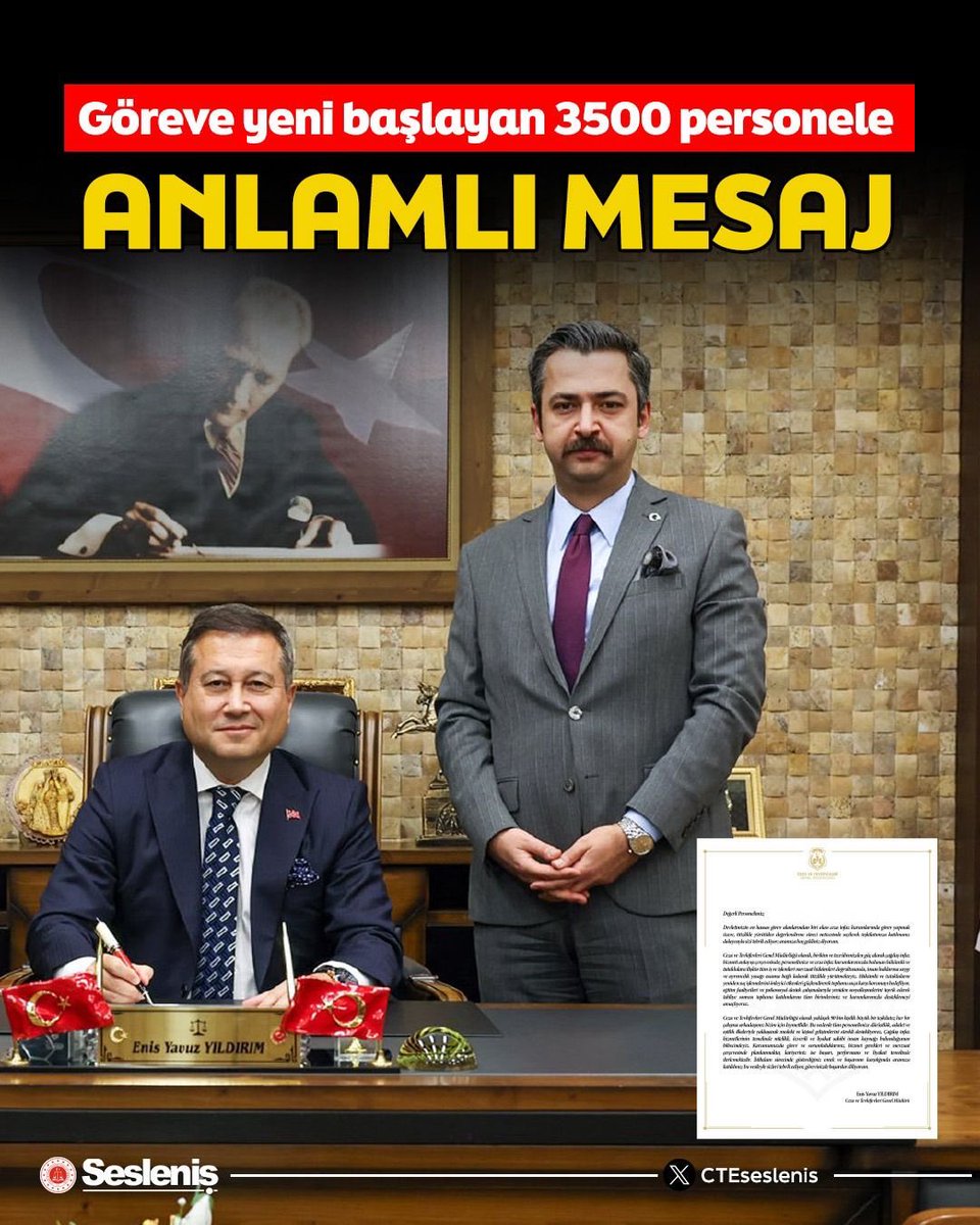 Sesleniş gazetesine aşağıdaki bağlantıdan ulaşabilirsiniz.

➡️ cte.adalet.gov.tr/Resimler/Dergi…