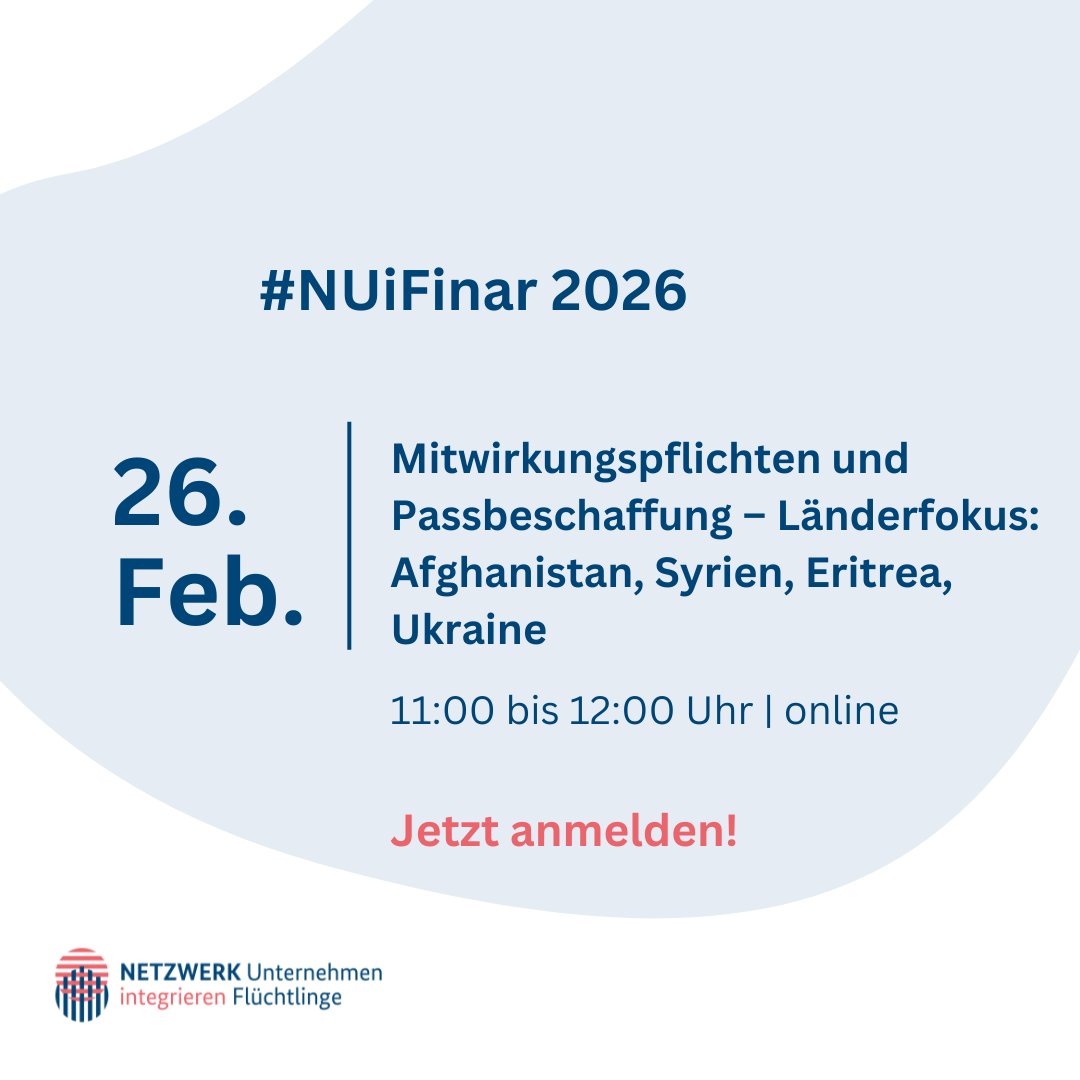 NETZWERK Unternehmen integrieren Flüchtlinge tweet media