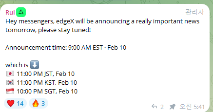 #edgex 
チームの立場で「important news」と言うのは簡単ではないのに、どれほど大きなニュースだからこんなお知らせを浮かべたのかとても気になる！

さあ、私に正しい答えを教えてください！
<a href="/edgeX_exchange/">edgeX🦭</a>