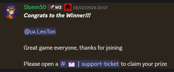LeoTon_UA's tweet photo. I was lucky to win the Sunday poker event from @w3arew3 . Prize already received, thanks! https://t.co/uYJKixXZns
