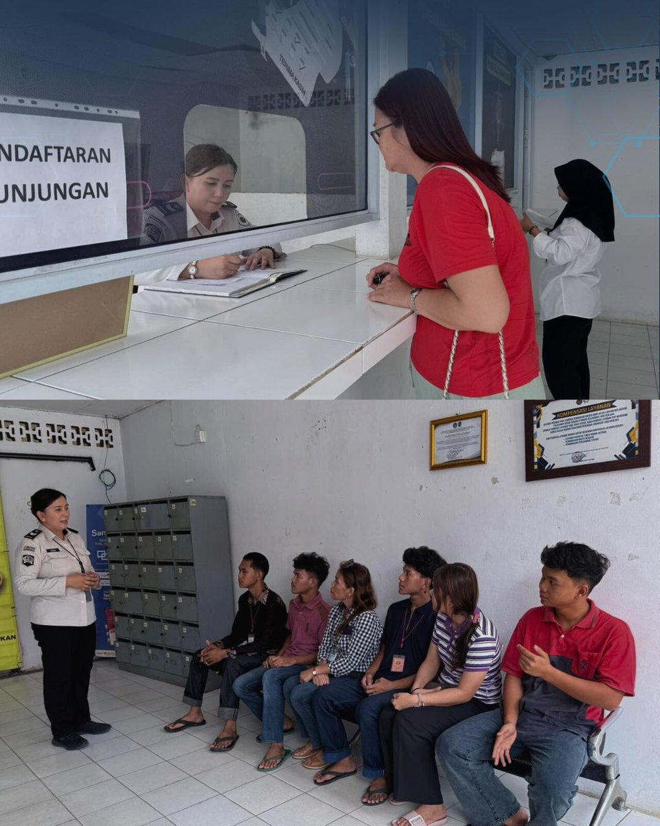 lpkabatam's tweet photo. Hallo #SobatCeria, LPKA Batam gelar kegiatan sosialisasi Zona Integritas kepada masyarakat sebagai bagian dari upaya penguatan komitmen dalam mewujudkan birokrasi yang bersih, transparan, dan akuntabel. Selasa (10/02)

#SetahunBerdampak
#lpkabatam
#kemenimipas
#faizalgerhaniputra https://t.co/k4nxzC5ctT