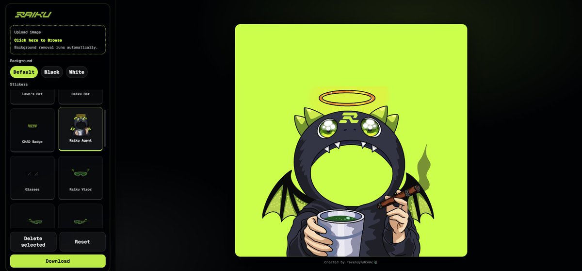 NEW UPDATE: RAIKU PFP EDITOR 🐉

New sticker items just landed on the editor
Featuring the Raiku Agent PFP by <a href="/0xpinkrabbits/">Pinky Rabbits</a>

Go check it out and try it on your PFP 🔥
raiku.pics

gRaiku 💚