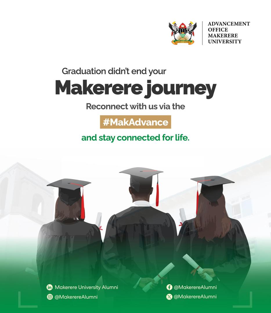 In a few weeks, the Freedom Square will be filled with so many new graduates. Over the years, <a href="/Makerere/">Makerere University</a>  has graduated more than 100,000 alumni. 

Are you an Alumni, reconnect with us via the #MakAdvance system: endowment.mak.ac.ug/login/