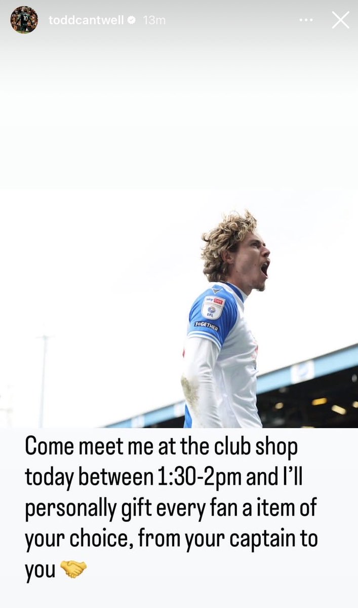 Now that’s a captain! Class from Todd! 👏🫡