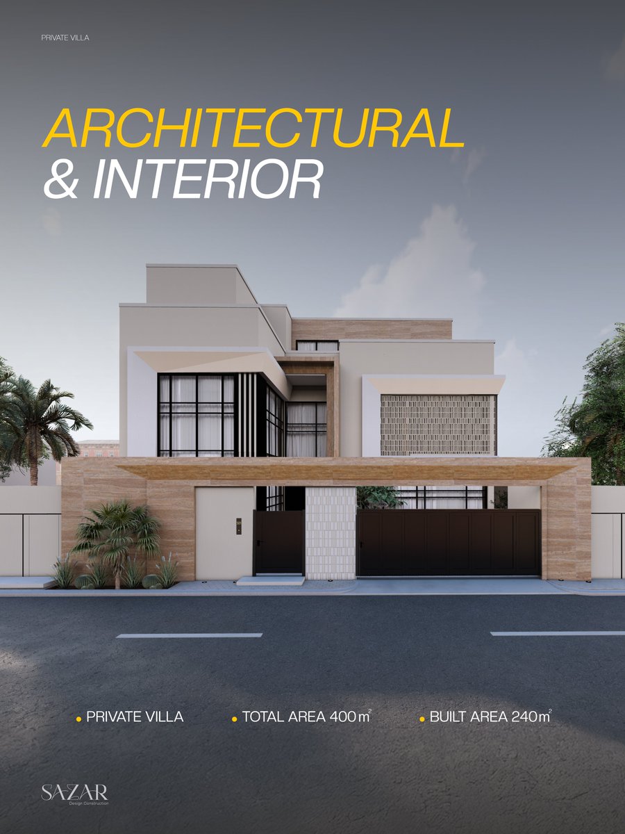 واجهة تتكلم عن فخامة التفاصيل وروح التصميم⭐