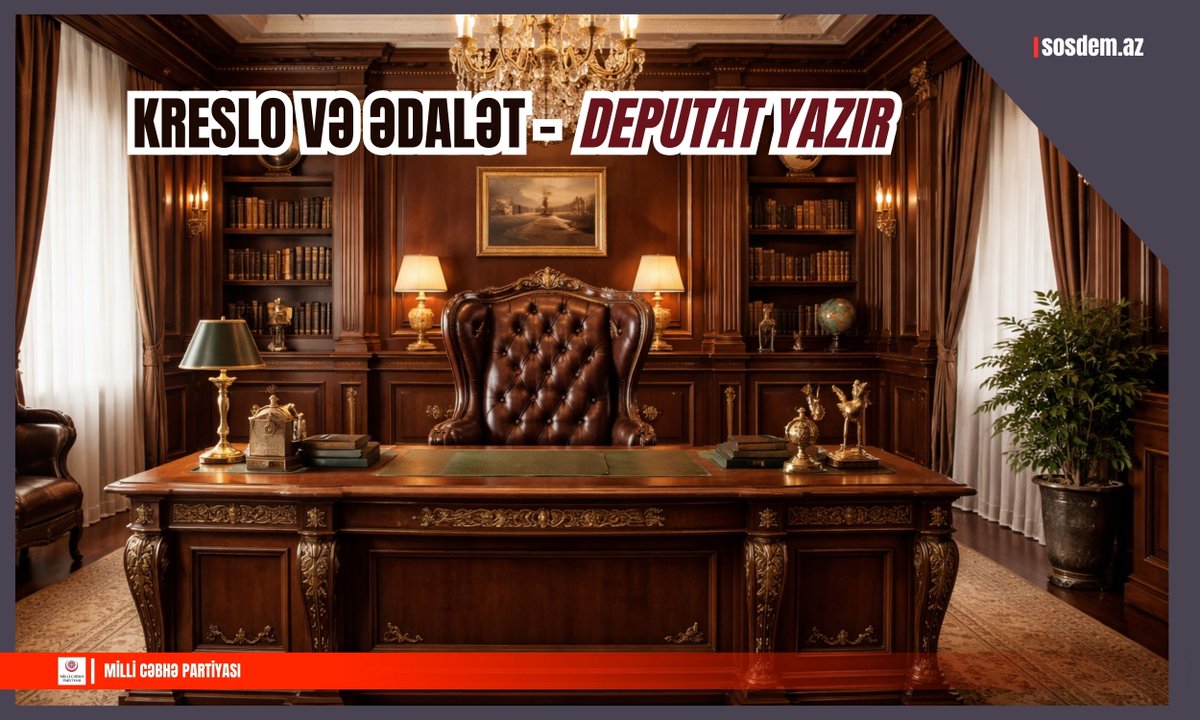 Yeni gələn öncəkinə rəhmət oxudur… - Razi Nurullayev YAZIR

sosdem.az/?p=10056

#millicebhepartiyasi