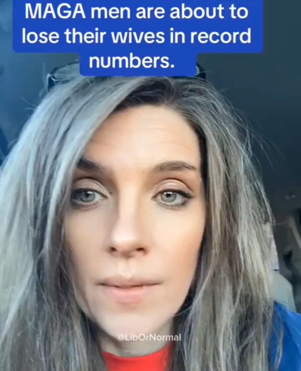 wakeupusa's tweet image. Liberal woman says, "MAGA men are about to lose their wives in record numbers… because EVERYBODY’S turning on Trump in record numbers”

What do you say?