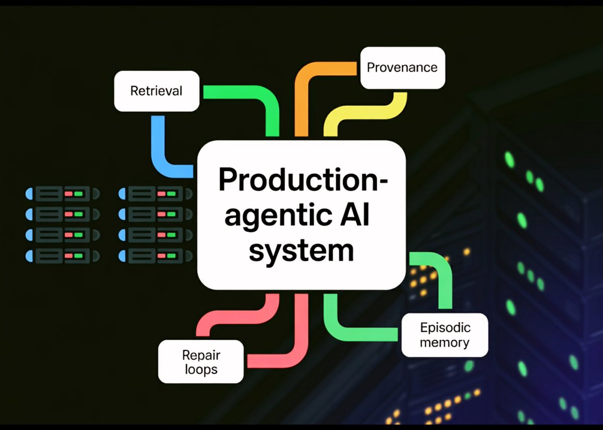 inside_shift's tweet photo. 🚀 Production-grade agents are full systems, not single prompts. Hybrid retrieval, repair, & memory boost robust reasoning. What's your biggest agent reliability challenge?
#AgenticAI #DevProductivity
🔗 https://t.co/lGgrkS7vpX https://t.co/PL3NjRir3n