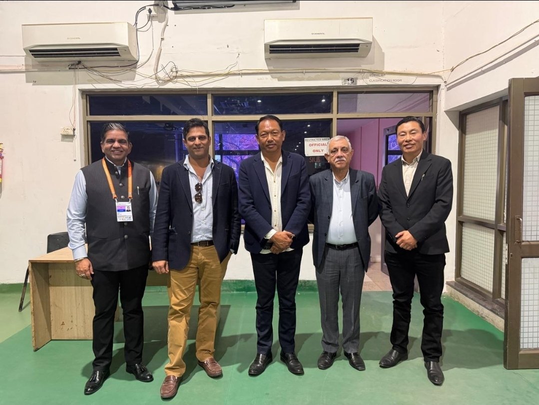 Sh <a href="/AtupuShohe/">Kuputo Shohe(atupu)</a>, Vice President, &amp; Sh. Neilasa Sopfii, Secretary General of the Nagaland Shooting Sports Association, met the President Sh. <a href="/DeoKalikesh/">Office of Kalikesh Singh Deo</a> &amp; his team Sh.Pawan Singh, Secretary General,&amp; Sh.Rajiv Bhatia, Secretary of the NRAI at New Delhi.During the meeting, they 1/2